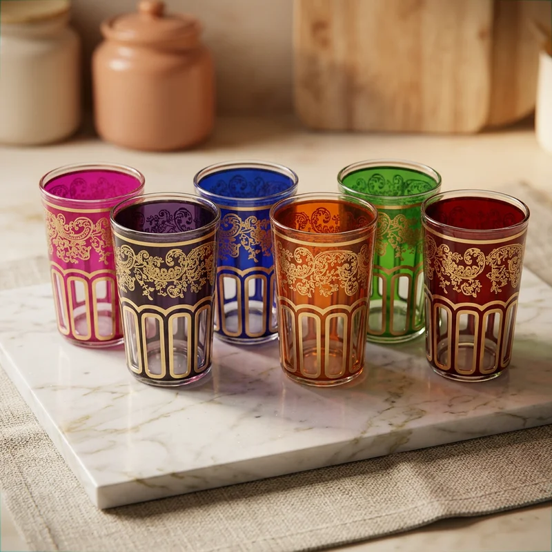 AL MOHAJIR BICCHIERI DI VETRO 12x6PZ