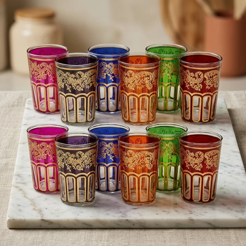 AL MOHAJIR BICCHIERI DI VETRO 12x12PZ