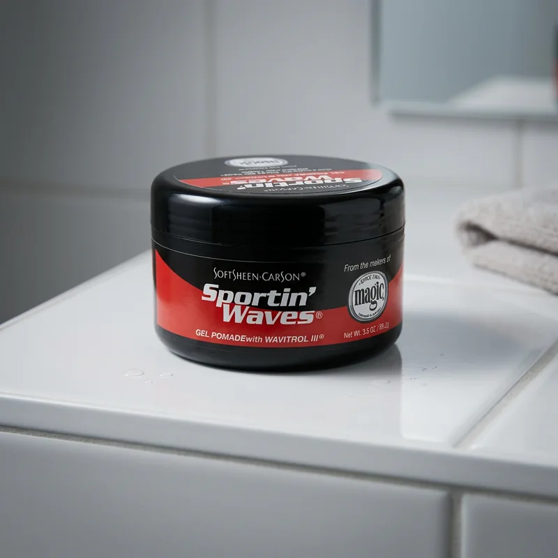 SPORTIN WAVES GEL POMADE (BLACK)