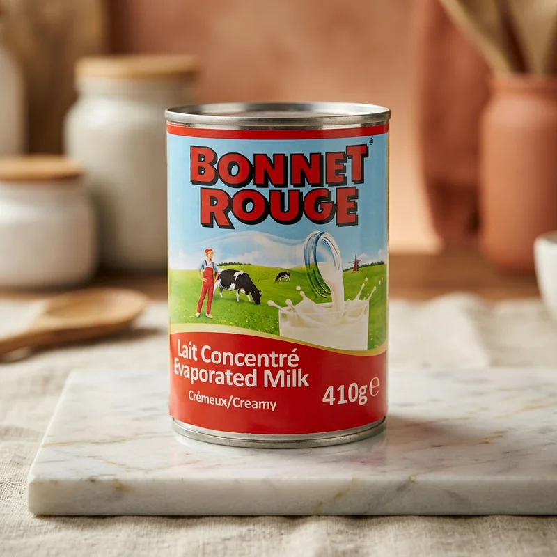 BONNET ROUGE EVAPORATED MILK