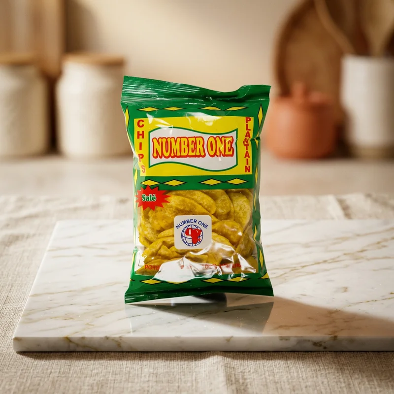 NUMBER ONE PLANTAIN CHIPS SALATO