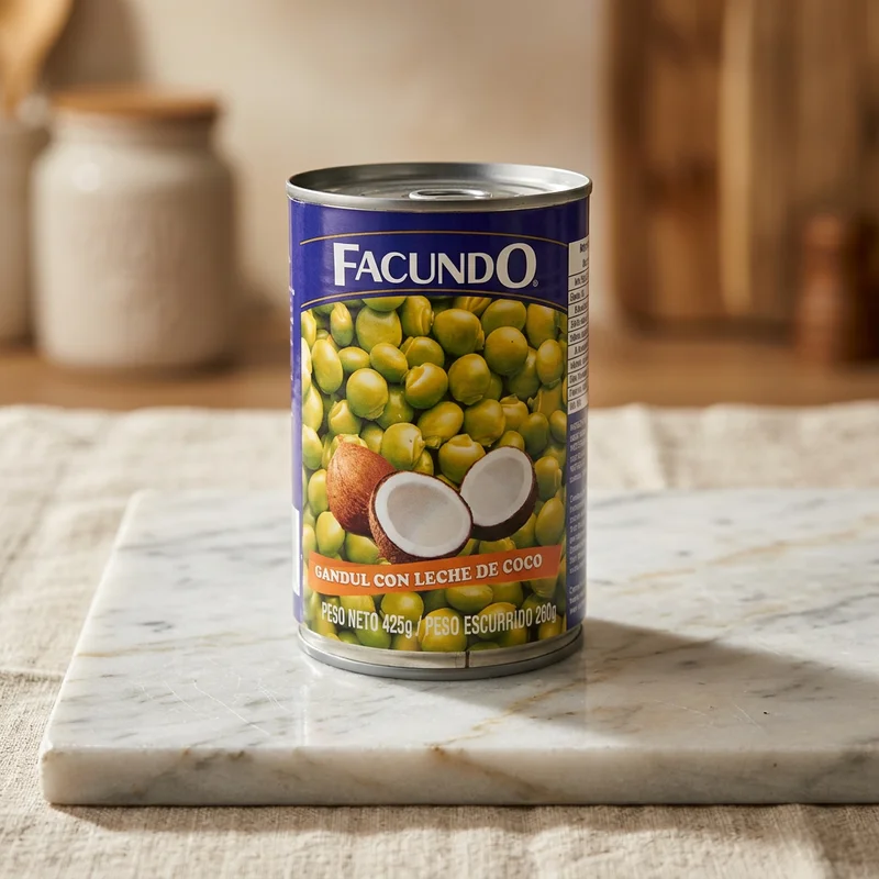 FACUNDO GANDULES VERDE CON COCCO