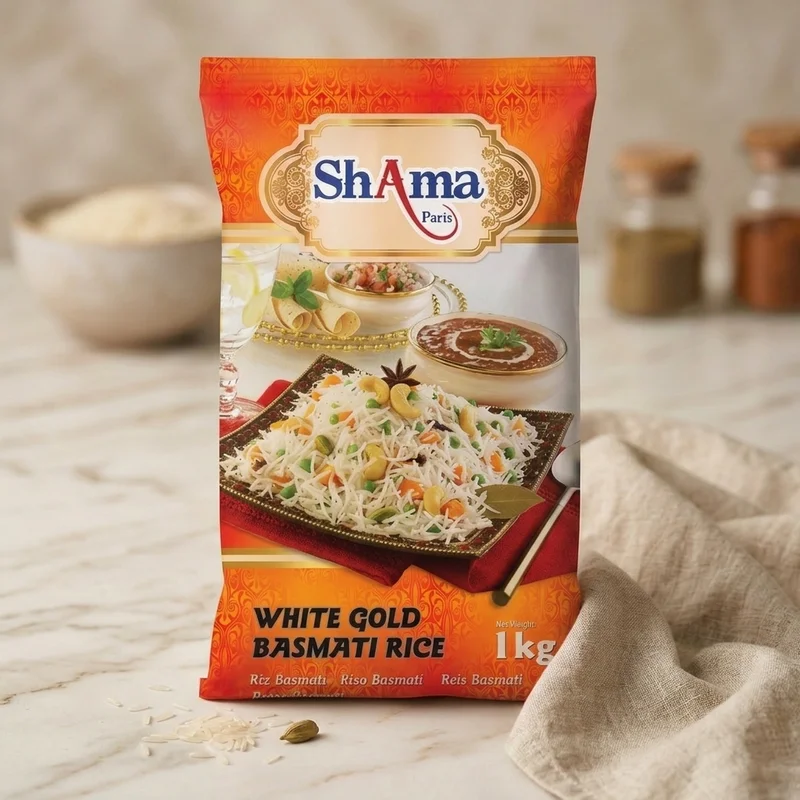 SHAMA WHITE GOLD BASMATI RICE