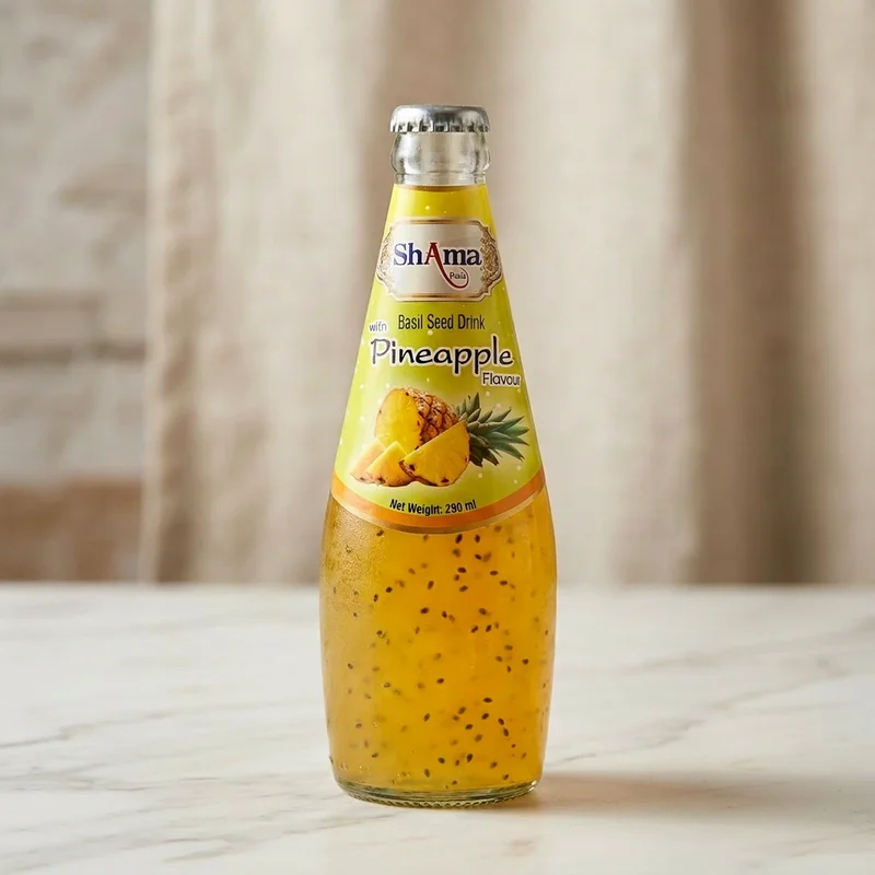 SHAMA BASIL SEED DRINK (PINEAPPLE)