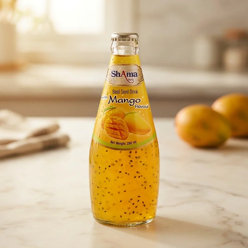 SHAMA BASIL SEED DRINK (MANGO)