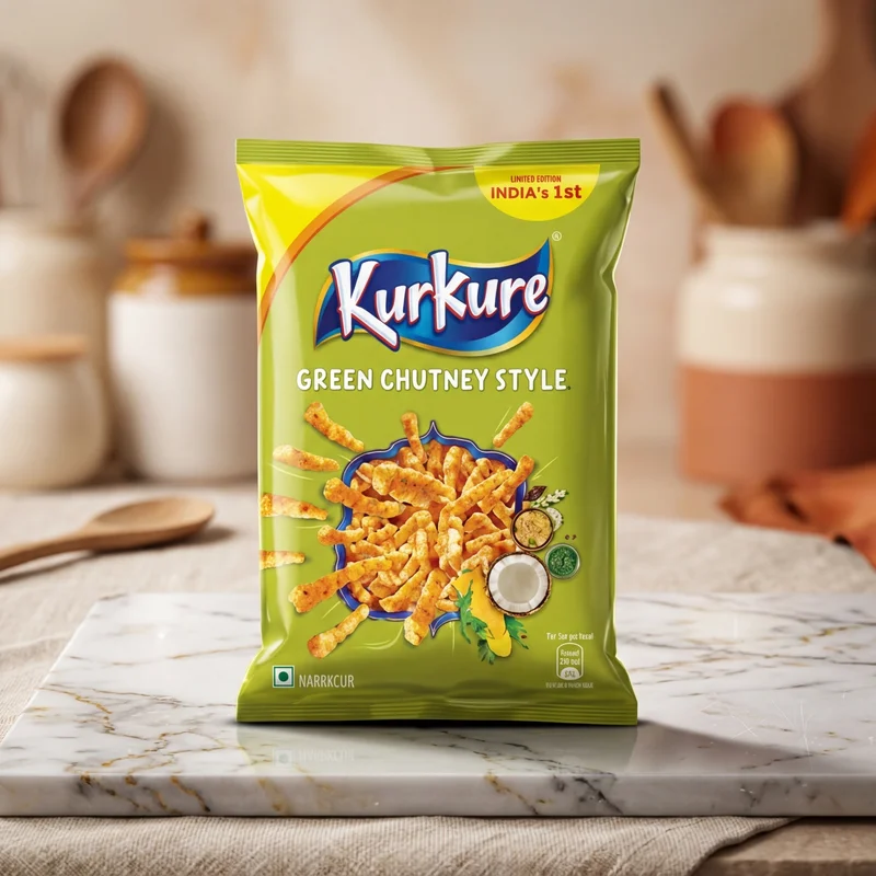 KURKURE GREEN CHUTNEY STYLE CHIPS