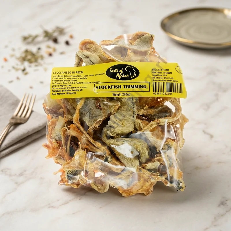 TASTE OF AFRICA STOCKFISH TRIMMING