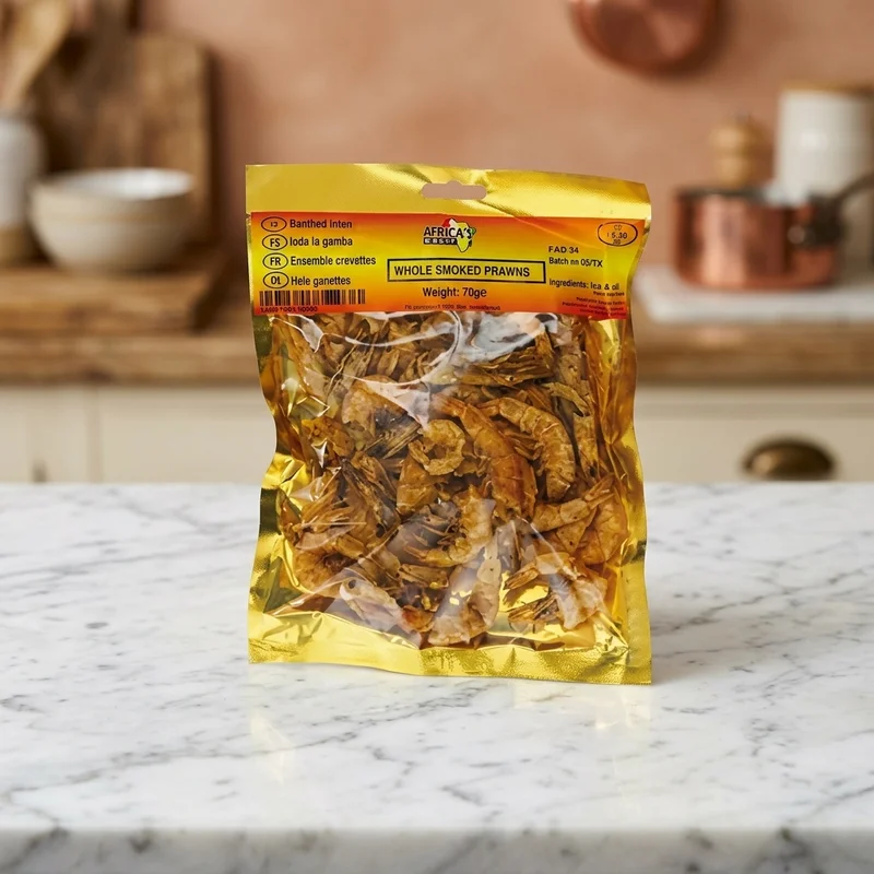 TASTE OF AFRICA SMOKED PRAWNS
