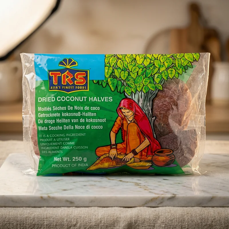 TRS DRIED COCONUT HALVES