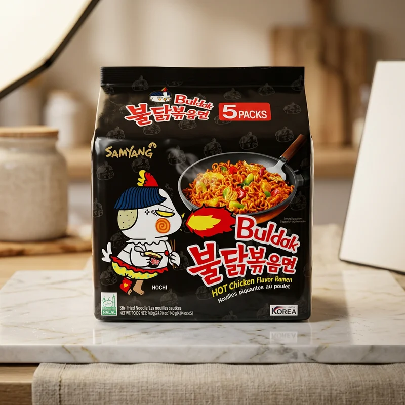 SAMYANG HOT CHICKEN (MULTIPACK) ORIGINAL BLACK