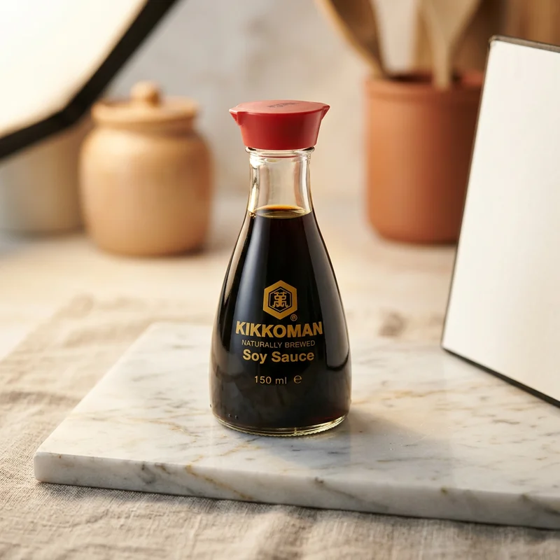 KIKKOMAN SALSA DI SOIA (TAPPO ROSSO)