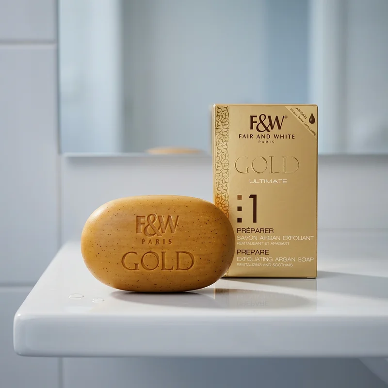 F&W GOLD ARGAN EXFOLIATING SOAP