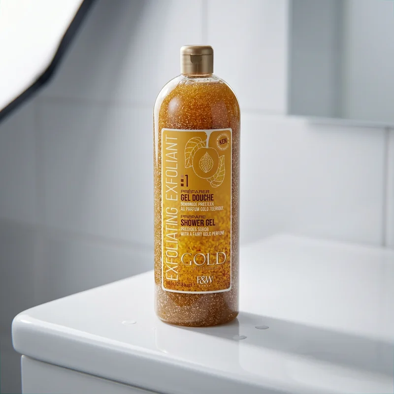 F&W GOLD SHOWER GEL SCRUB (GOLD)