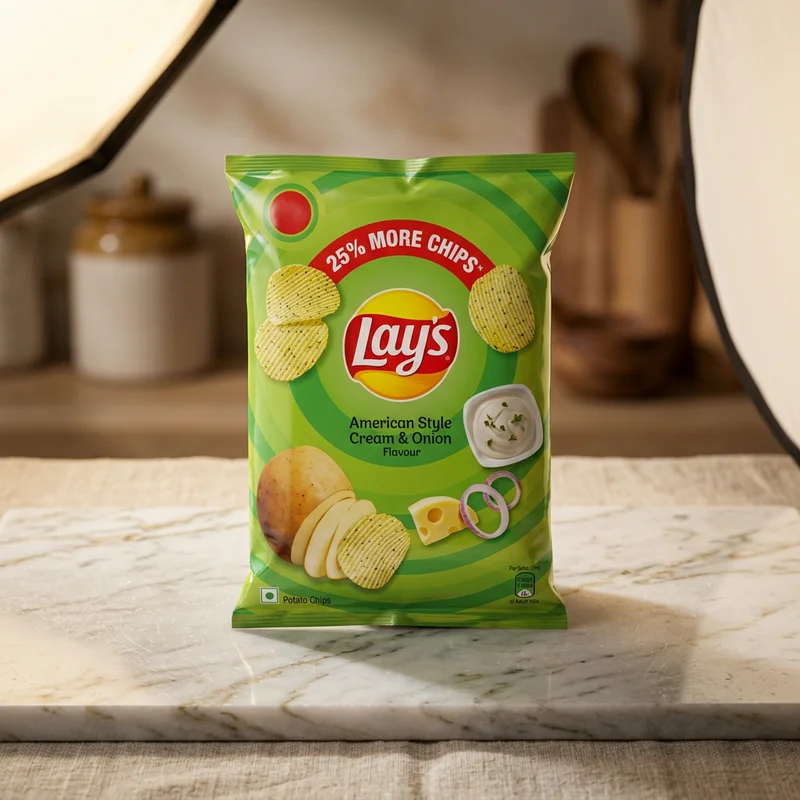LAYS AMERICAN CREAM&ONION CHIPS
